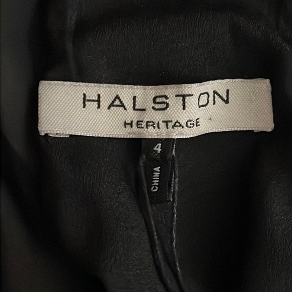 NWT Halston Heritage Black Sequin Party Mini Dress Mesh Back LBD Sparkle Sz 4 - Picture 9 of 14